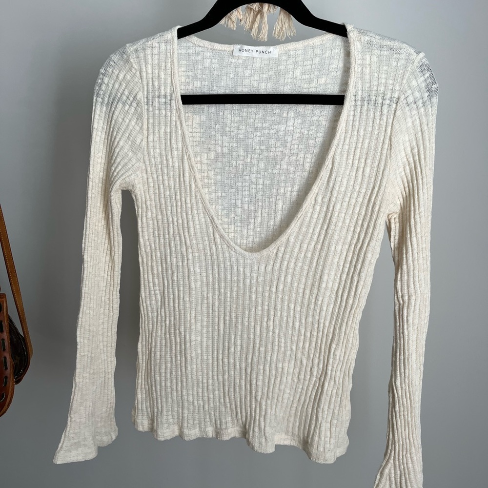 v neck sweater